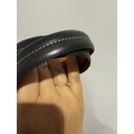 Ralph Lauren  Belt Womens Sz M 38" Black Italian Leather Silver Buckle Western Photo 2