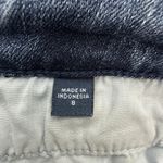 J‎ Jill Jeans Womens 8 Wide Leg Tab Waist Cropped Blue Denim Stretch Capri Pants Photo 3