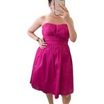 Eliza J  Strapless Cocktail Mini Dress Fuschia Size 8 Photo 69