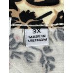 Notations Artsy Multicolored Floral Print Blouse Women Size 3XL Photo 8