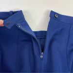 Vintage Christmas Skirt Santa Handmade Long Maxi Blue White Sequin Felt Lace Size L Photo 2