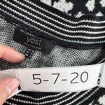 Yest Sweater Dress Womens Size 4 US Animal Print Knit Long Sleeve Pullover Black Photo 2