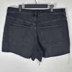Madewell NEW The Perfect Mid-Length Jean Midi Shorts Womens Size 33 Black Wash Photo 2
