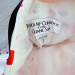 Gunne Sax Vintage 90s Jessica McGlintock For  Strapless Pink Polk-a-dots dress 3 Photo 3