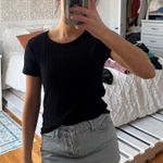 Hollister Holistic Ribbed Black Top Photo 0