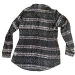 CAbi Paris Black Sheer Print Button Down Blouse Top #3249 Women’s Chiffon Photo 2