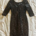 Nordstrom Black Shimmer Party Dress Photo 0