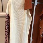 Corduroy rust animal shackle color block NWOT Brown Size XL Photo 3