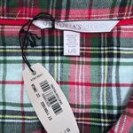 Victoria's Secret Victoria Secret Women Top Large Red Plaid Cotton Blend Long Sleeve Pajama Shirt Photo 4