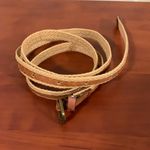 Brown thin belt Tan Photo 1