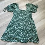 Motel Rocks  Calia Dress Floral Puff Sleeve Mini Green (Small) Photo 5
