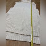 Banana Republic  Off-White Sleeveless Turtleneck Sweater Photo 4
