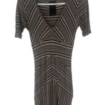 Heather Women's Size Small Tall Black Brown Earth Tones Viscose Modal Maxi Dress Photo 1