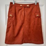 J. McLaughlin Faux Suede Skirt Size 2 Photo 0