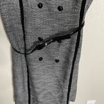 Tahari  Gingham Micro Plaid Black White Sleeveless Career Workwear Dress 12 Photo 4