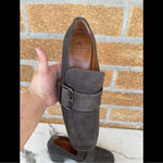 Aquatalia Womens Loreen Gray Loafer Heel shoes 9.5 Photo 4