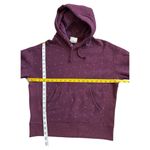 Champion Reverse Weave Burgundy Logo Print Hoodie Women’s Size S Photo 9