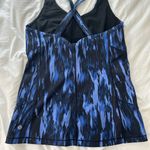 Lululemon Women's Blue Patterned Tank Top Photo 1