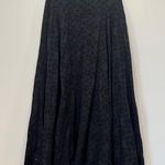 Two Piece Set‎ Cara Cara Black Lace Maxi Skirt Blouse Eyelet Designer 2 Small Size XS Photo 7