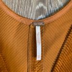 Free People  Rolling Thunder Burnt Orange Corduroy Mini Dress XS Photo 5