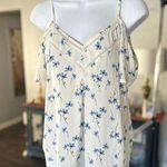 Floral Print Cold Shoulder Top Photo 0