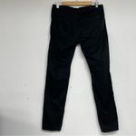 CAbi  Black Lightweight Denim Straight Leg Jeans Womens 6 Classic Zip Fly Ankle Photo 4