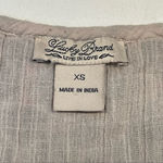 Lucky Brand - cotton top blouse vest cardigan Sz XS RUNS BIG Photo 9