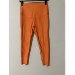 Fanka Body Sculpt 7/8 Length Reversible Leggings Orange EUC Size S Photo 3