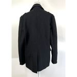 Marc by Marc Jacobs Wool Double Breasted Peacoat Black Dark Academia Preppy Photo 9