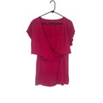 Thyme XXL Gray Nursing Top Crossover‎ Short Sleeve Comfort Maternity Plus Size Size 2X Photo 5