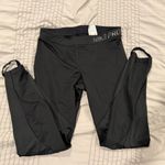 Nike Pro Hyperwarm Leggings Activewear Womens Neon Green Swoosh Size Large Photo 5