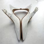 KHAITE River Slingback 75 Pump in White Size 10 Photo 6