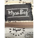 Myra Bag Woven & Leather Crossbody / Clutch Purse Black Photo 6