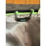 Doma Leather Jacket Genuine Lamb Leather Gray Moto Biker Womens Large Photo 12