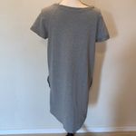 Thyme + Honey  grey short sleeve midi dress with pockets Photo 5