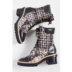 Tory Burch NEW  Miller Tweed Lace Up Boot Photo 2