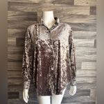 Jessica Simpson  Metallic Velvet Blouse Photo 2