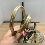 Coach Tartan Plaid Kiss-lock Carryall Lavender & Champagne Tote Photo 5