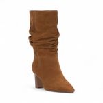 Vince Camuto Skylar Slouch Boots in Golden Walnut Women’s 9 Leather Photo 4