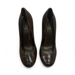 Tory Burch Jude Amazing Snakeskin Leather Stiletto Heel Platform Shoes Pumps 8.5 Photo 3