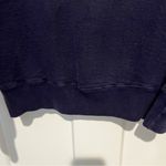 VTG North Carolina UNC Tar Heels Embroidered Floral Sweatshirt Large USA Blue Photo 2