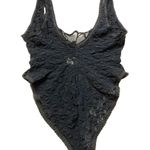 Vintage 60’s Alana Gale Lace Bodysuit Lingerie Intimates Black Size M Photo 1