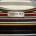 Popular 21 Striped Multicolor Sleeveless Dress Photo 1