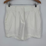 Nike ‎ Dri Fit Victory Chino Shorts Womens Medium White Standard Fit Logo Golf Photo 0