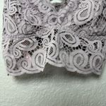 Victoria's Secret PINK  Lace Bralette‎ Lavender M Wireless Stretch Boho Feminine Photo 2