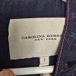 Carolina Herrera Floral Print Midi Length Dress. Photo 2