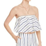 AQUA Helen Owen X Bandeau Ruffle Tube Too Cropped M Photo 0