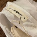 Andthewhy NWT And The Why Sleeveless Mock Neck Blouse Keyhole Back White Size Medium Photo 11