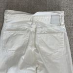 Jean Atelier Flip Straight Leg Jeans in White Sand distressed button fly Size 26 Photo 7