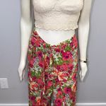 Forever 21 Contemporary Floral Palazzo Pants SZ SM Photo 0